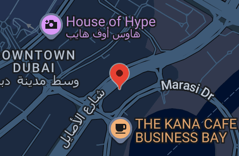 Map location for Excel Analytics in Business Bay
